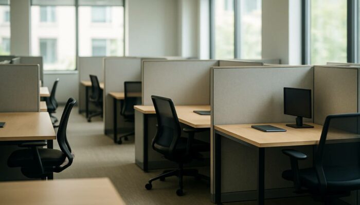 Private workspace cubicles – Benefits, types, and layouts
